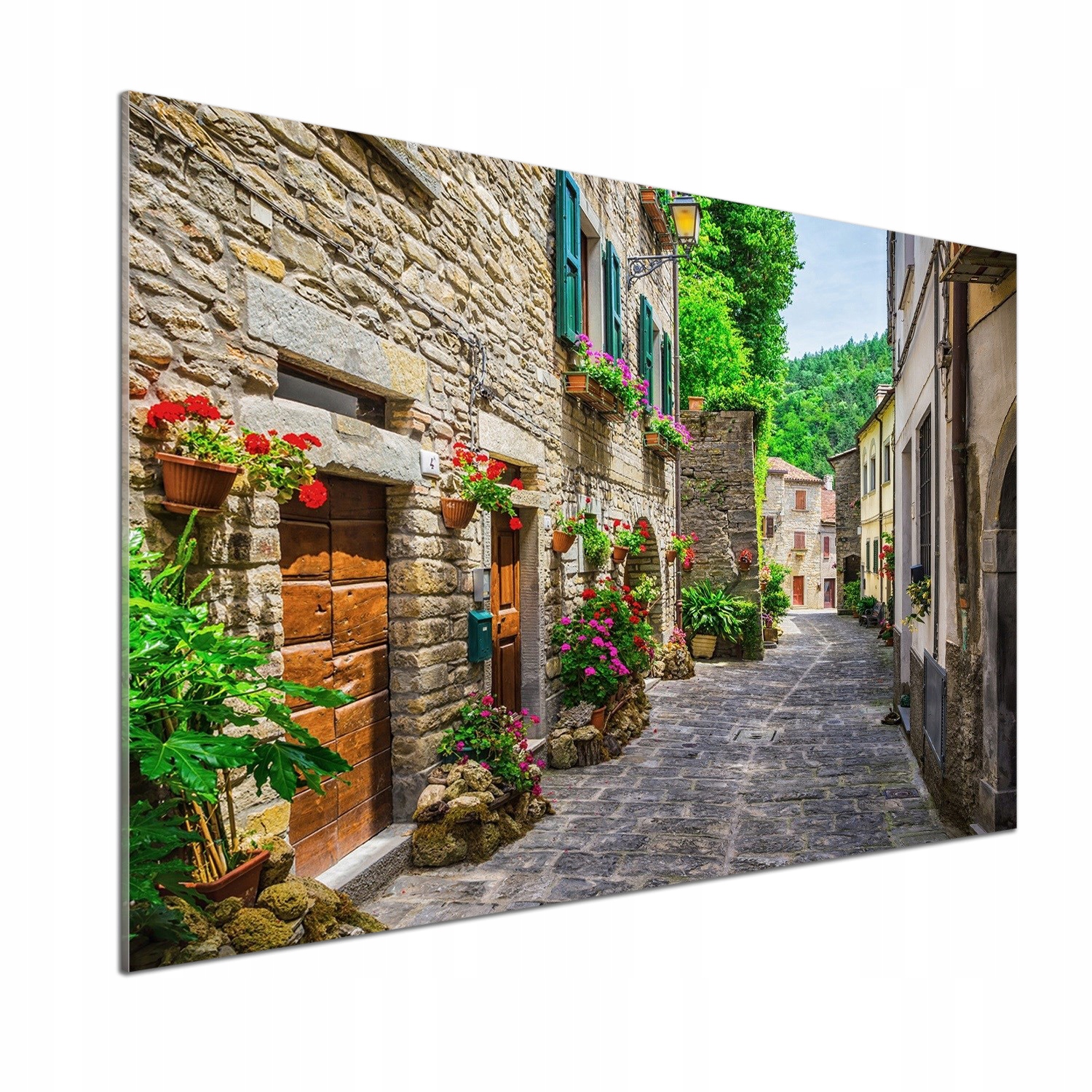 Kuchyňský panel Okouzlující ulička 100 x 70 cm Lepidlo