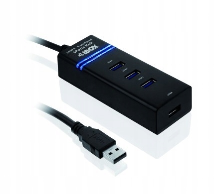 Ibox Hub Usb 3.0 IUH3FB (4xUSB 3.0) czarny