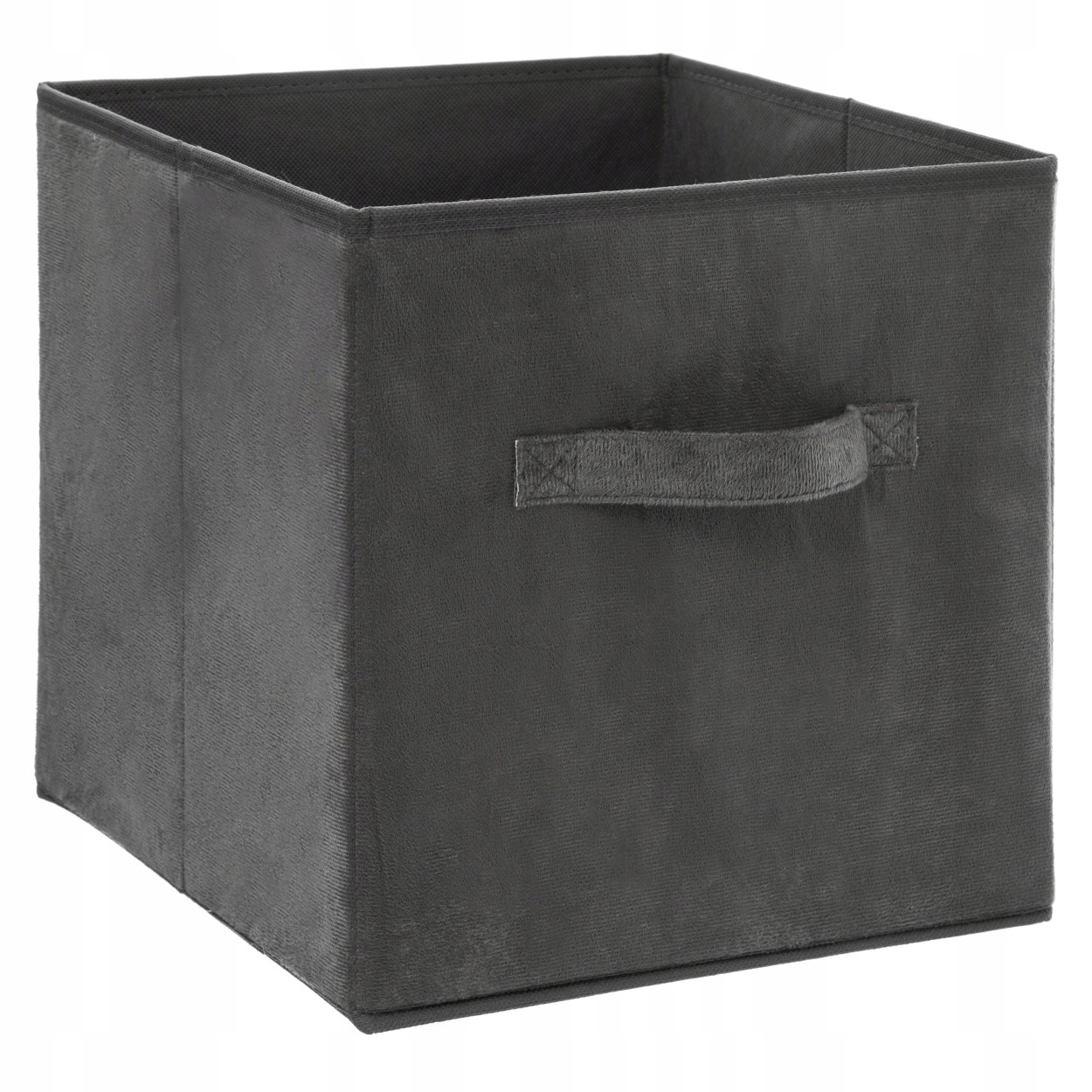 

Pojemnik tekstylny 31x31 Pudło welurowe Szary