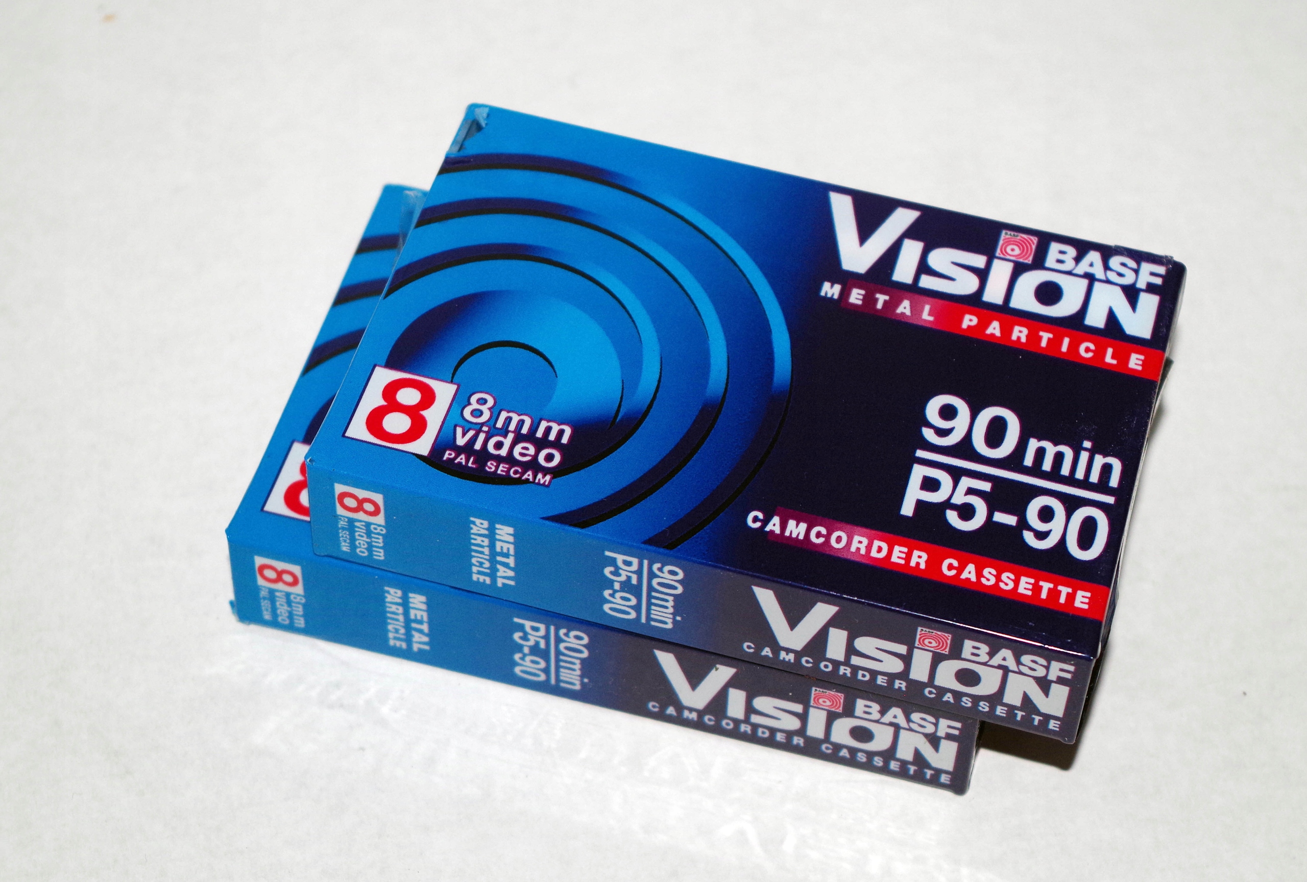 BASF Vision P5 *Video 8* Metal NOWE kasety 8mm do kamer * Jedyne Najtaniej! Rodzaj Video8