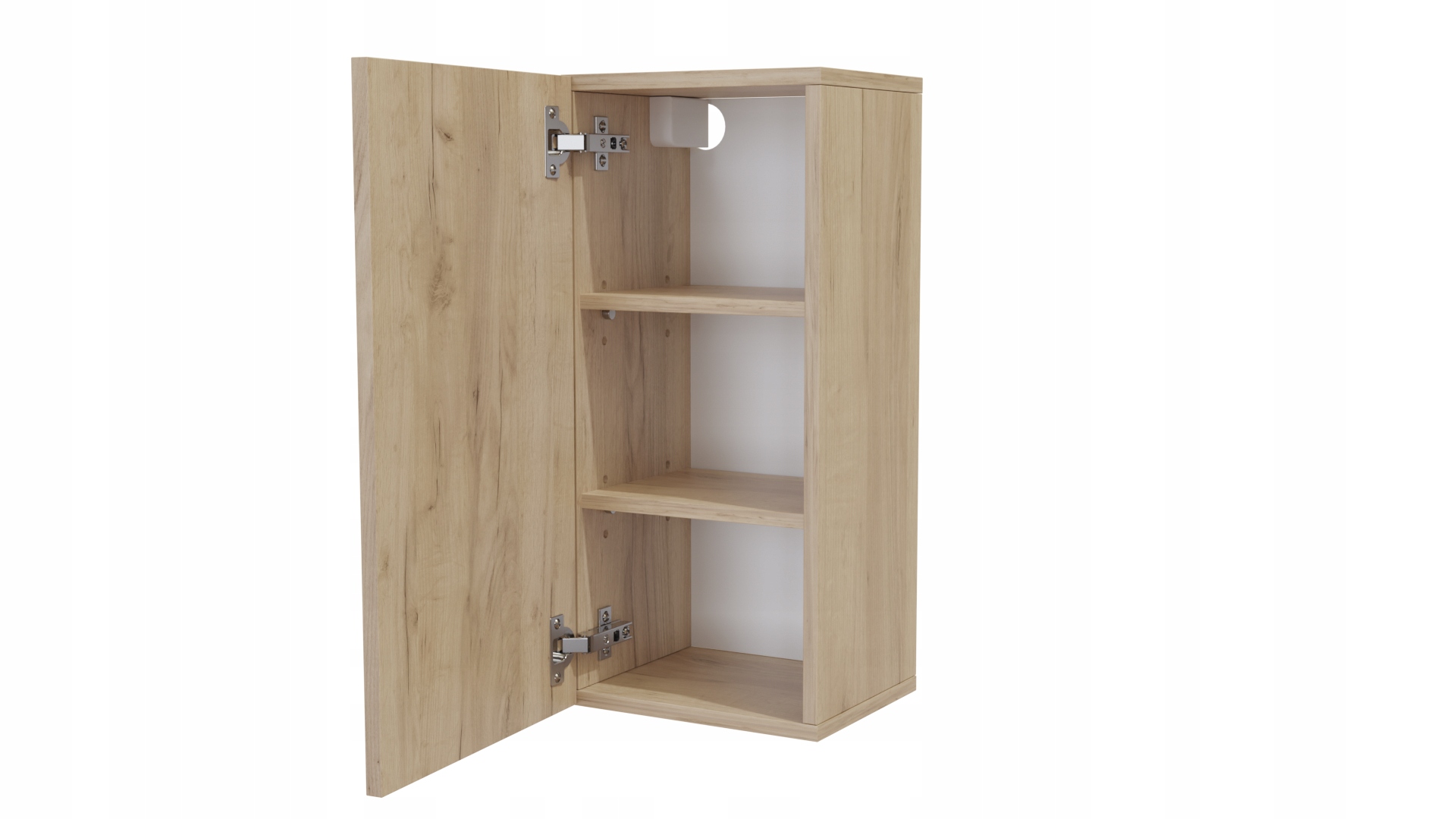 Szafka łazienkowa wiszaca DĄB CRAFT 80x30x25- wysyłka w całości.