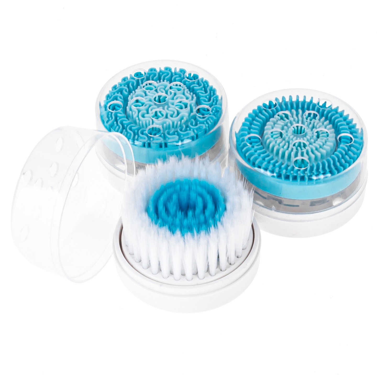 SZCZOTECZKA SONICZNA DO TWARZY + 3 KOŃCÓWKI GRATIS Model CnaierBlue