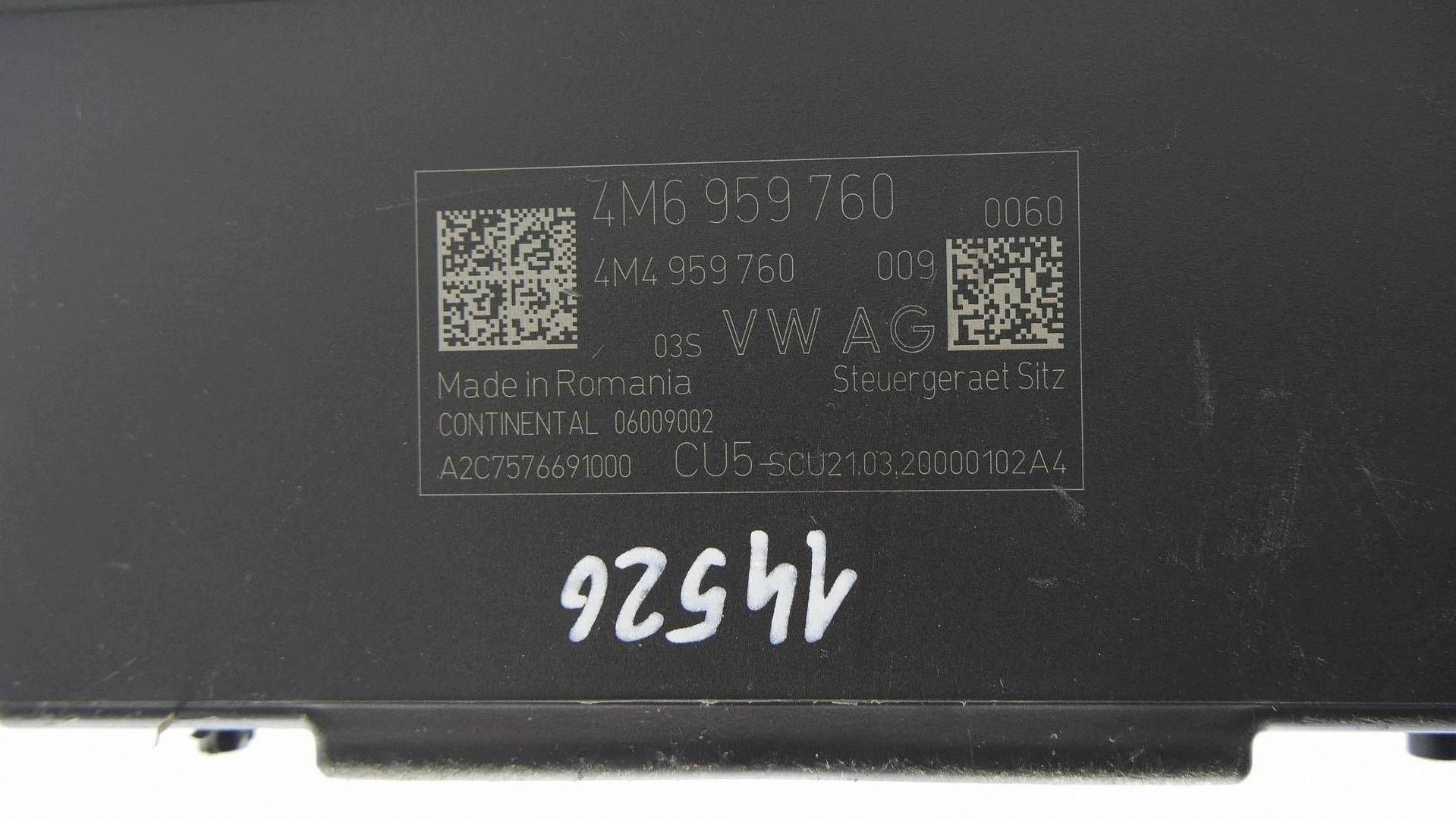 modul Bedienteil SITZ AUDI A6 C8 4M6959760