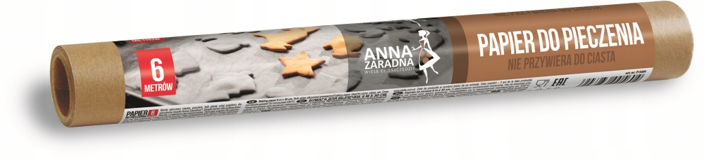 Papier do pieczenia Anna Zaradna 600 cm x 30 cm brązowy x40 Kod producenta PB-5604