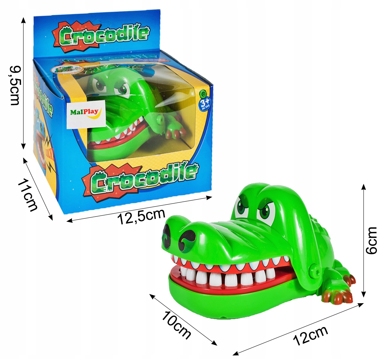 Hra BIG CROCODILE kajman SICK TOOTH u zubaře XL EAN (GTIN) 5901924214656