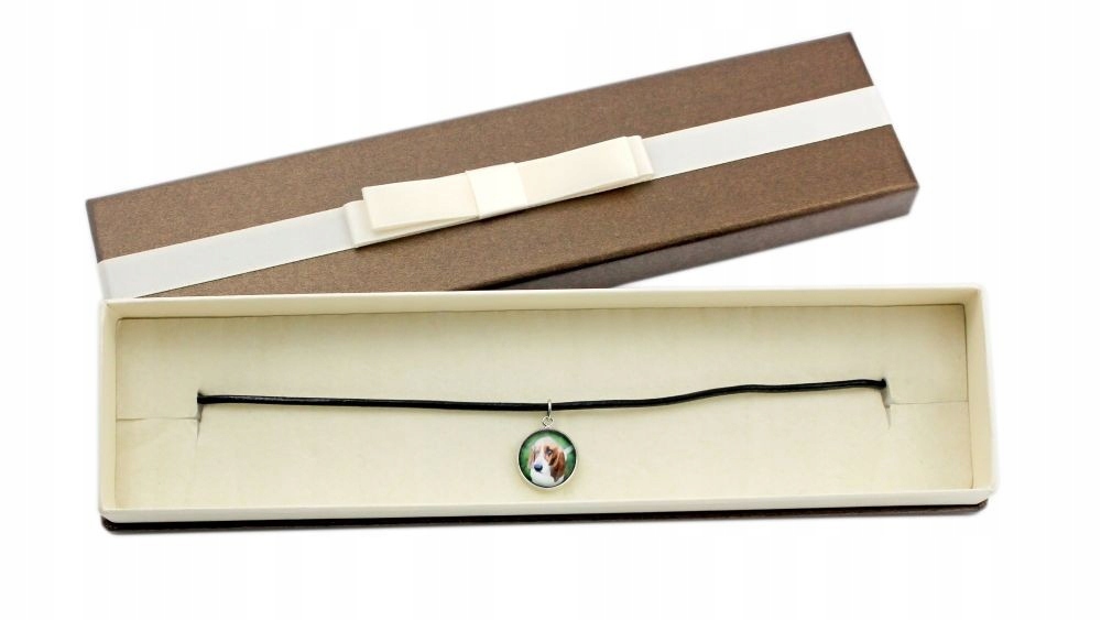 

Basset Naszyjnik z Twoim zdjęciem w pudełku, foto