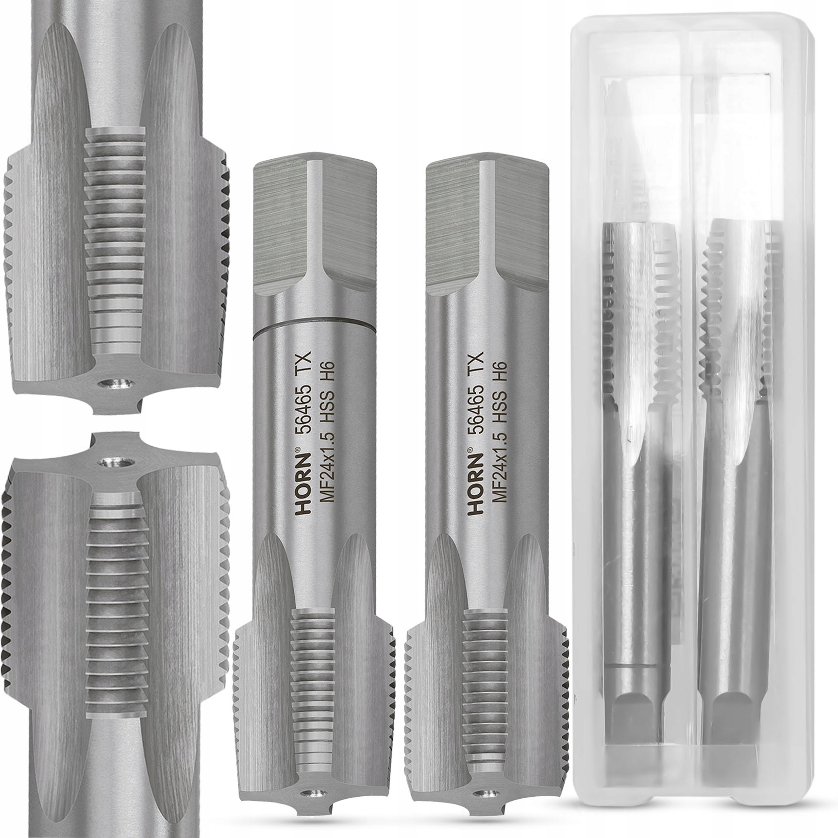 

Gwintownik M24 Ręczny M24x1.5mm 2 szt DIN-2181/2P
