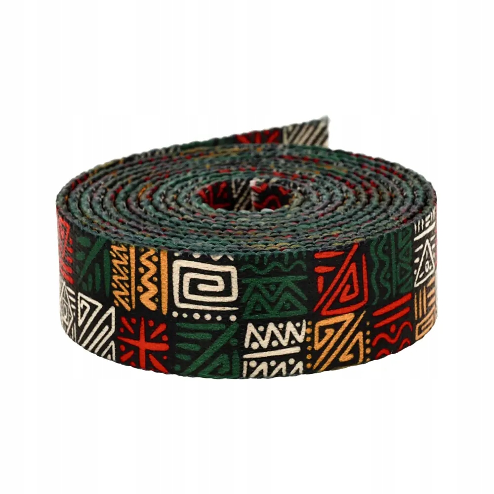 Popruh s potiskem Sublimace Mosaic Roots 48 m hladká 1,7 mm 15 mm