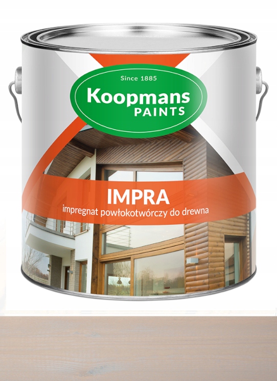 Koopmans Impra Impregnát na dřevo 2,5L 020 Šedý sardinský
