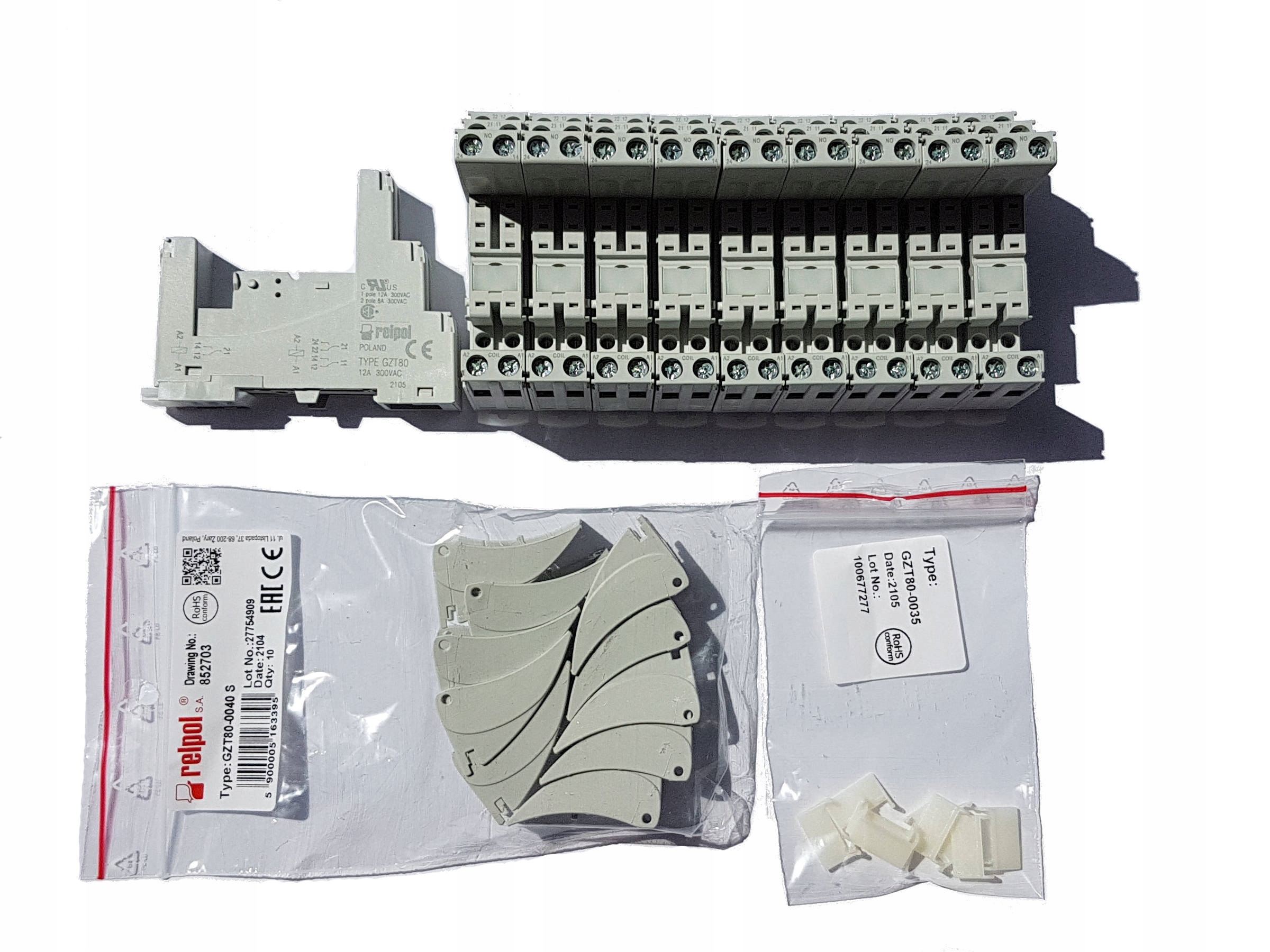 GZT80 GZT80-0040S GZT80-0035 – sada 10 kusů