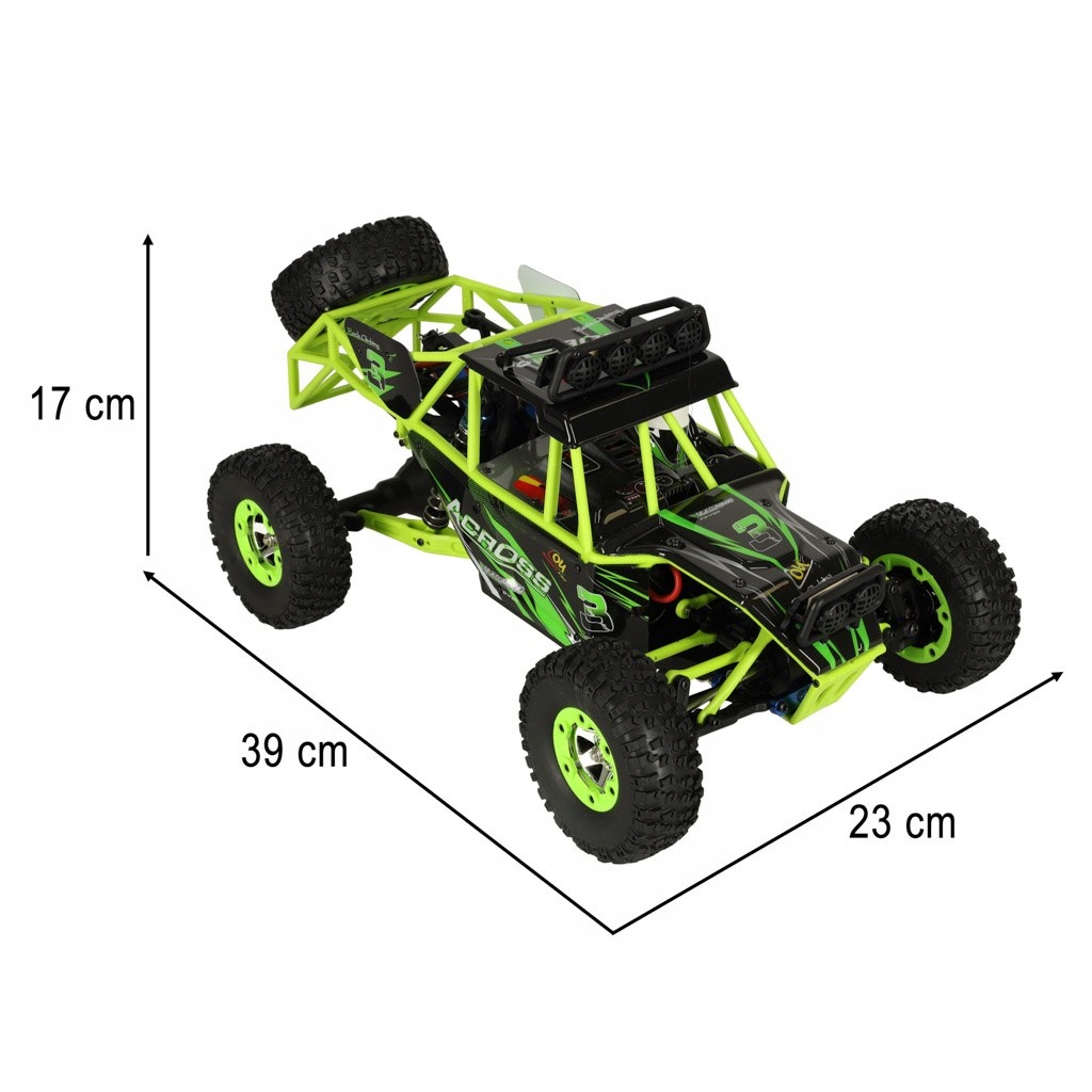 4x4 nuotolinio valdymo automobilio radijas 2.4 RC Buggy 50km/h 4WD 1:12 1.5Ah LED EAN (GTIN) 4006099403858