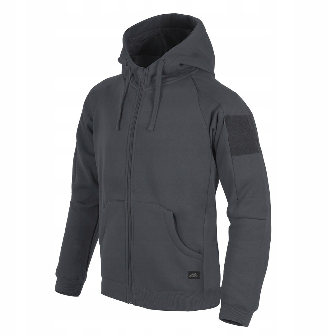 Mikina Urban Tactical Hoodie Lite FullZip šedá