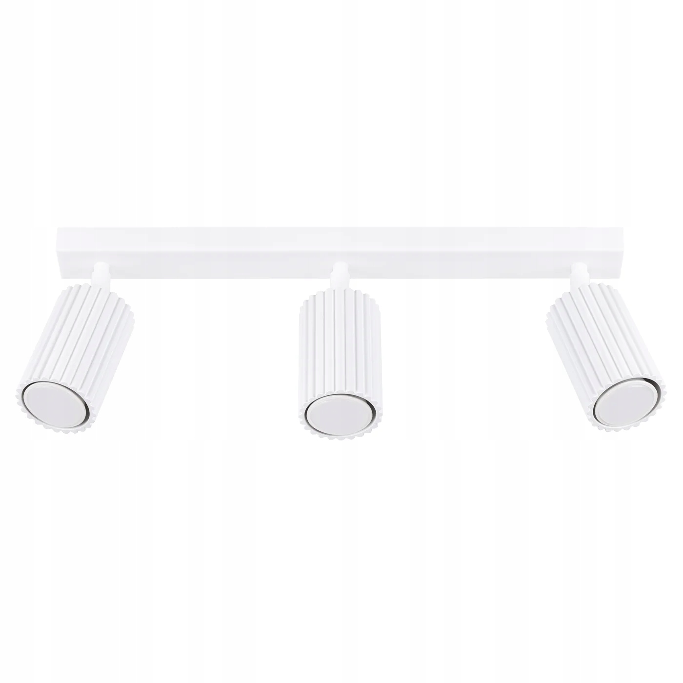 Stropná lampa biela 3xGU10 10W s karbovanými reflektormi 45 cm Sollux Lighting