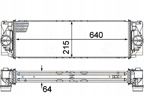 INTERCOOLER MERCEDES SPRINTER 06- BEHR HELLA Producent części Behr Hella Service