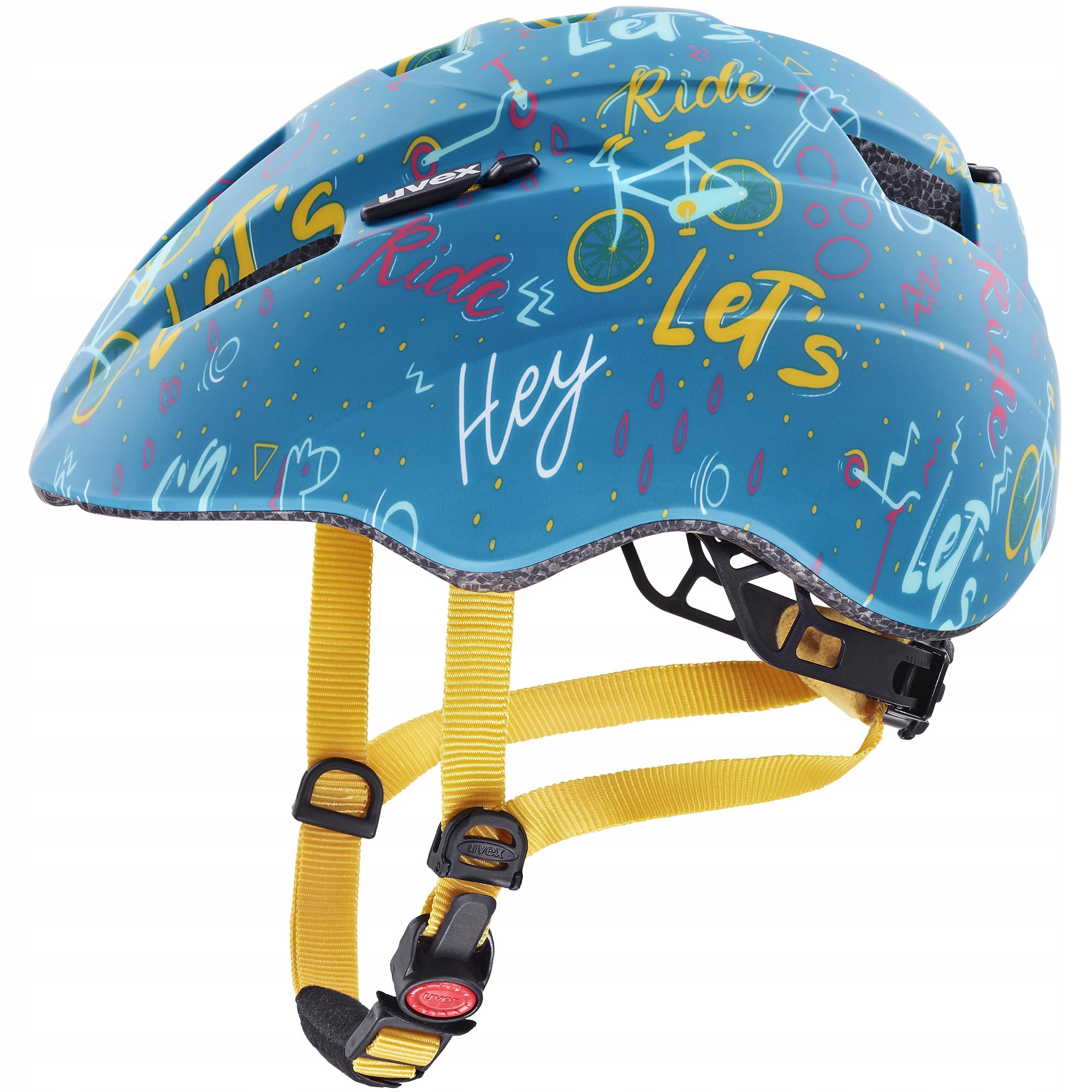 Kask rowerowy dziecięcy Uvex Kid 2 CC let's ride 46-52cm