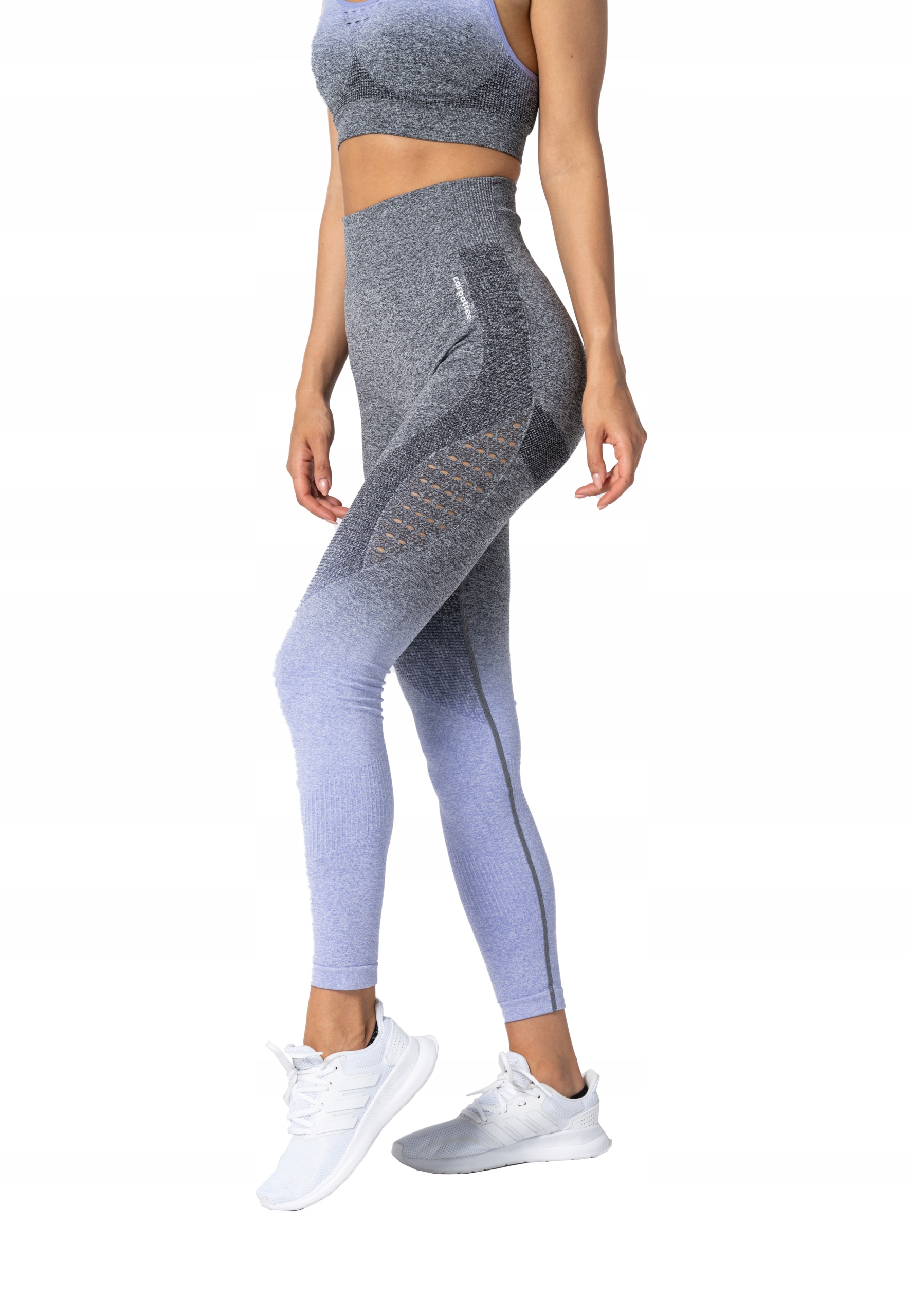 

Legginsy wysoki stan fioletowe Nowość L Carpatree