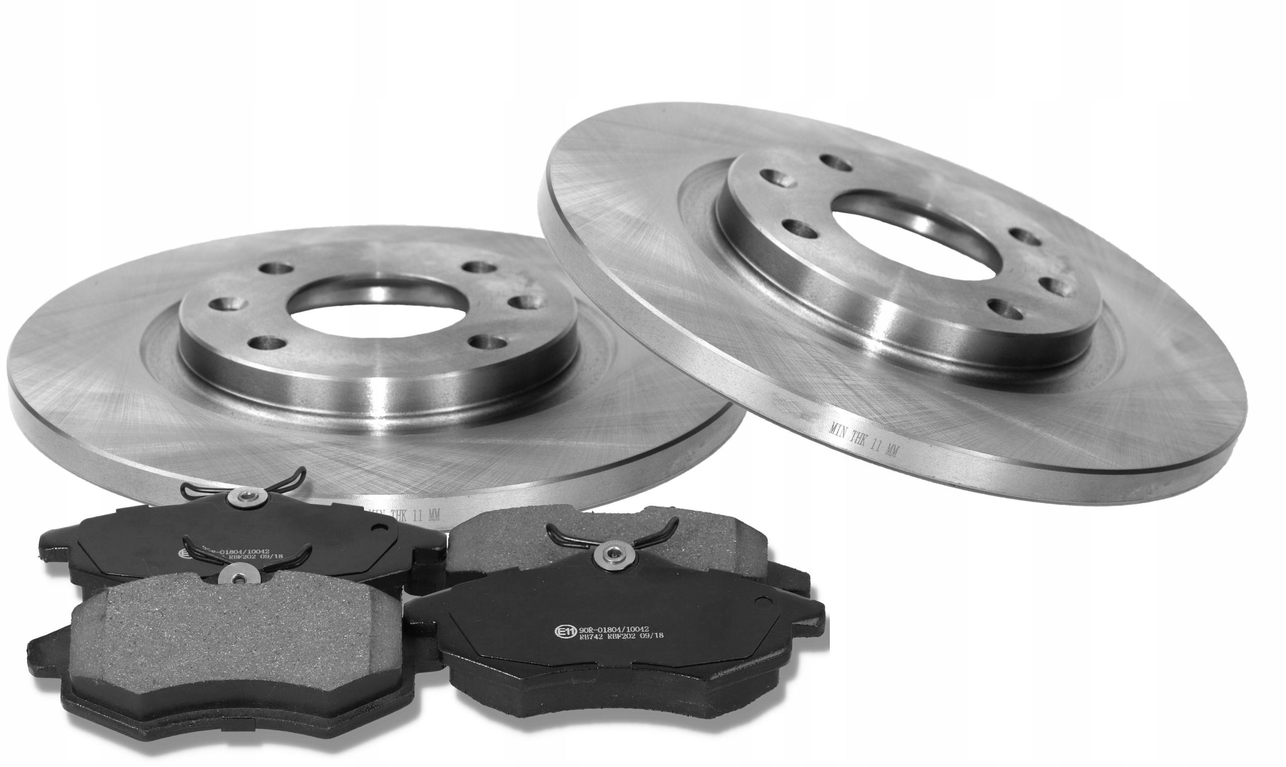 Тормозні диски x2 + колодки CITROEN БЕРЛІНГО C2 C3 266x13 ПЕРЕД