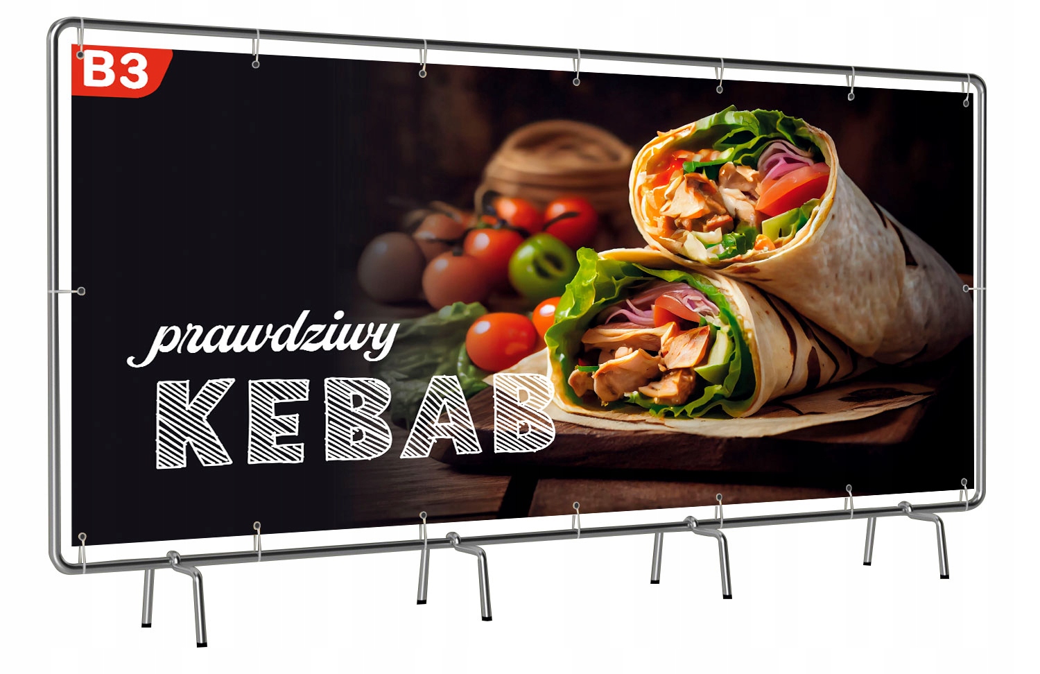 Baner, Banery reklamowy, Reklama 300x100 cm 680gr m2