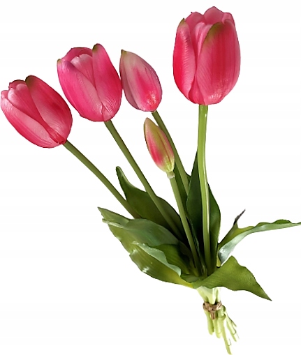 

Bukiet Tulipany tulipan silikonowe gumowe jak Żywe