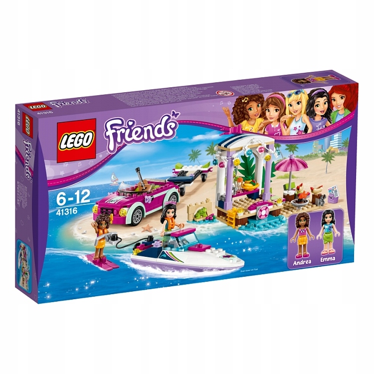 Lego Friends 41316 Transporter Motorówek Andrei
