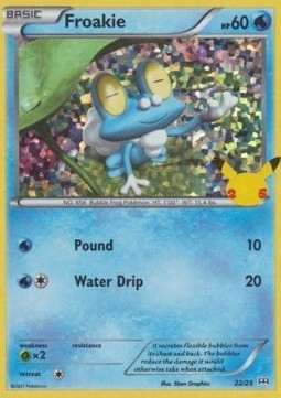 Karty Pokemon Tcg (MCD25 22) Froakie (h)