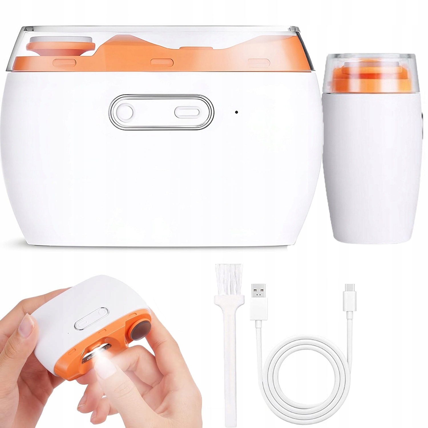 2 V 1 elektrický kleštičky na nehty, automatické kleštičky na nehty