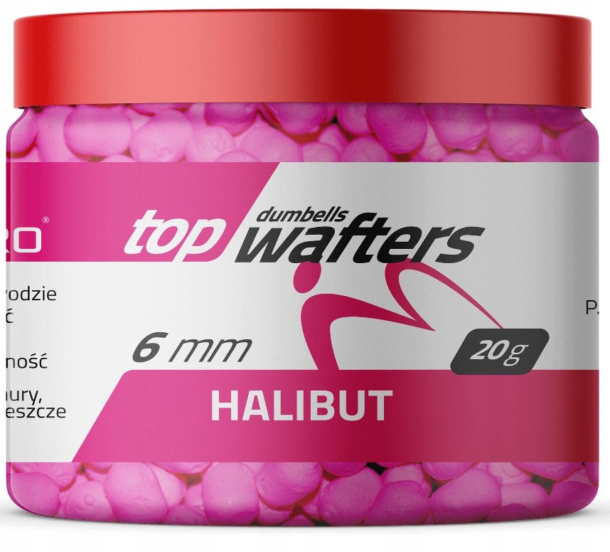 Wafters Halibut Top Dumbells 6mm 20g Idealny balans w wodzie
