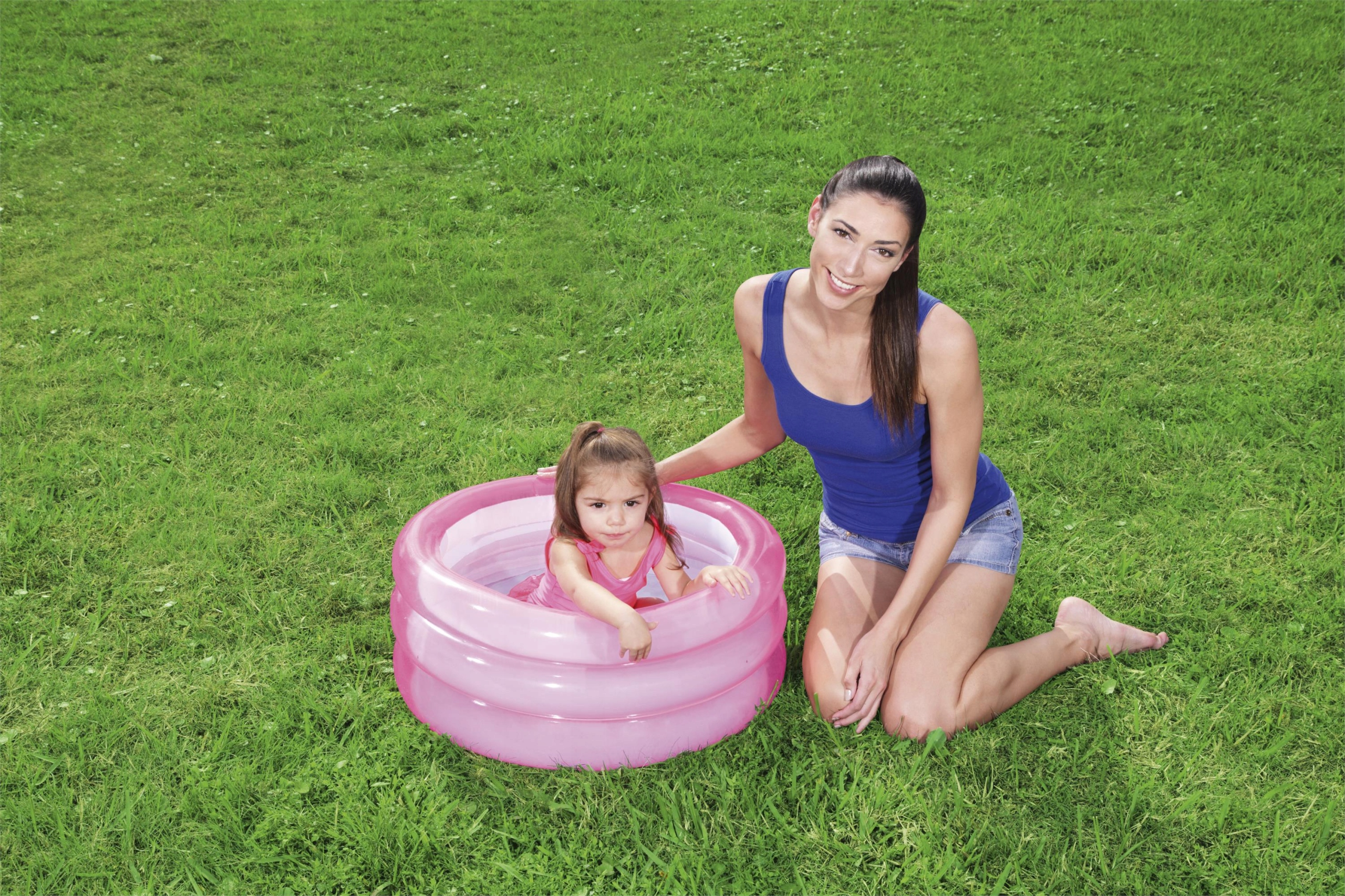 Wanienka PODRÓŻNA dmuchana TURYSTYCZNA DOMOWA BASEN BRODZIK Podróż Wakacje Kolor Odcienie niebieskiego