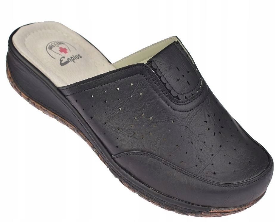 Nazouváky Enplus RS0788-1 Černé Koturn vel 39