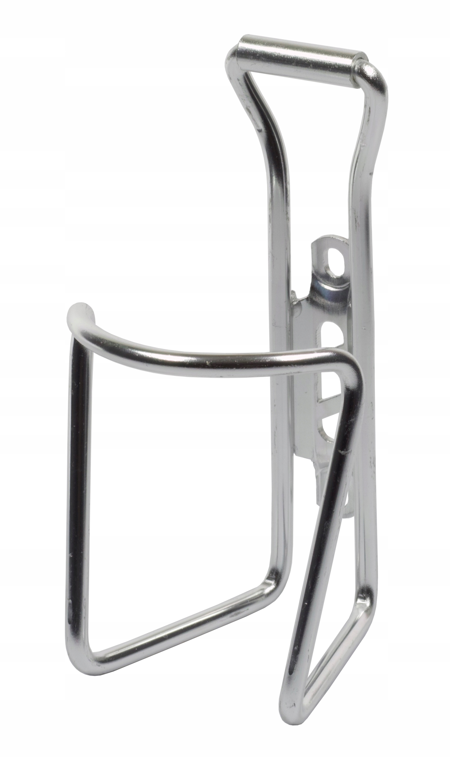 Koszyk bidonu aluminiowy srebrny