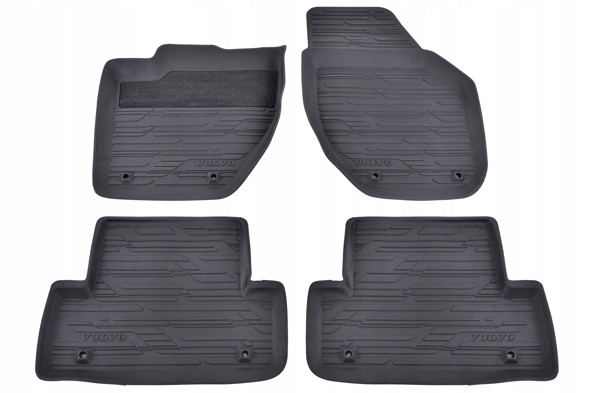 

Dywaniki Gumowe Czarne Oe Volvo V40 2013-2019