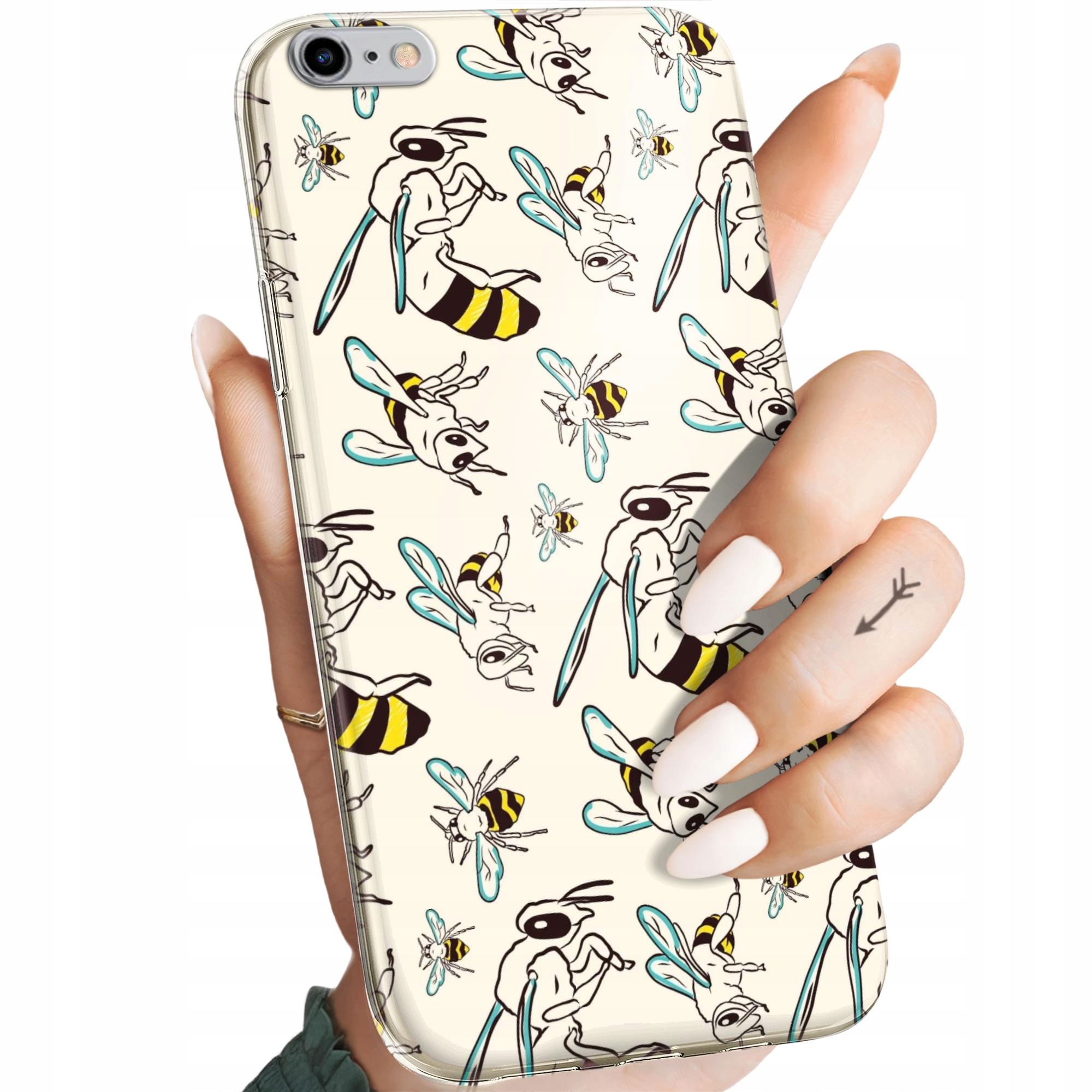 Etui Do Iphone 6 Plus 6S Plus Owady Motyle Pszczółki Obudowa Case