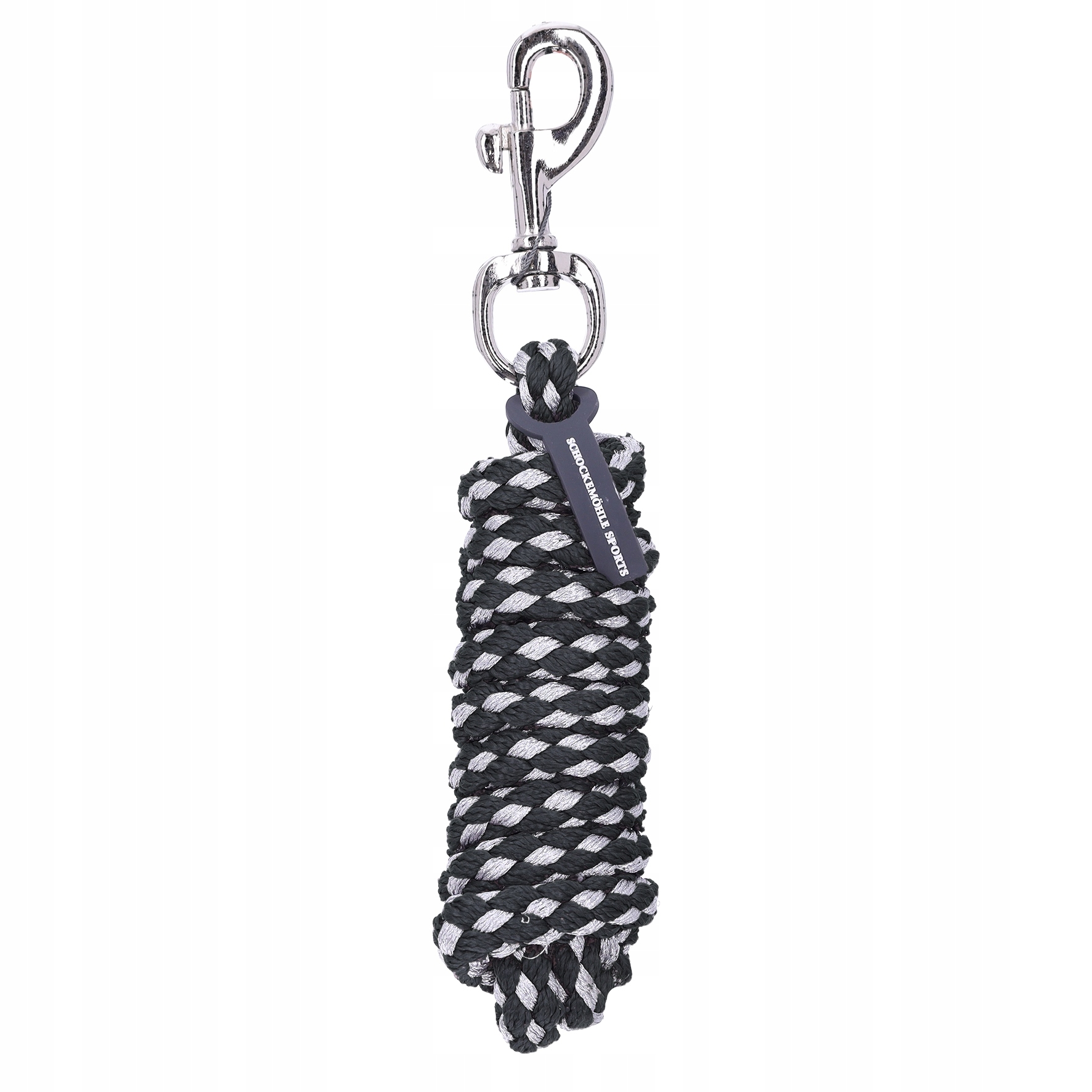 Schockemöhle, Uwiąz Catch, Dark-grey/lurex klasyczny karabińczyk