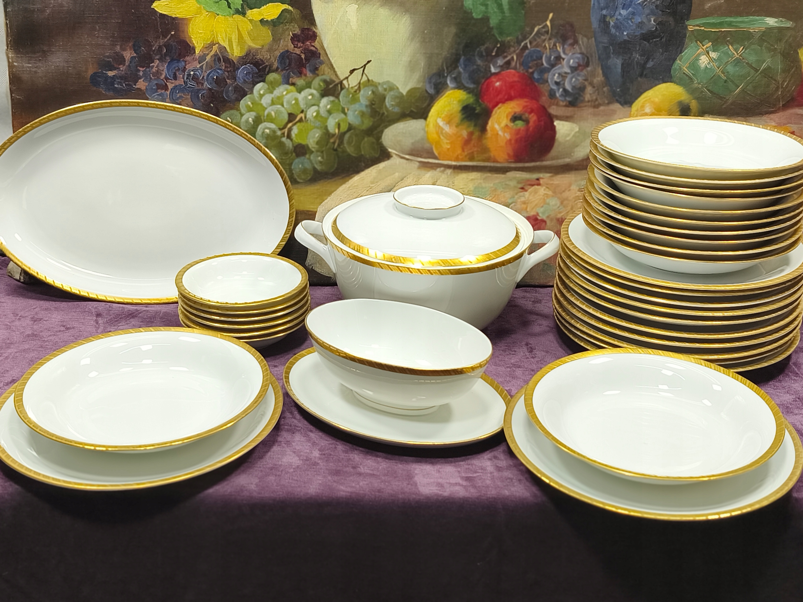 Rosenthal R.Loevy, serwis obiadowy 12 osób.