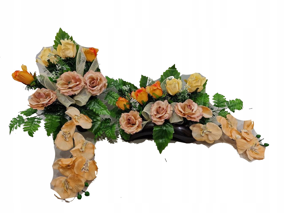 

Wiązanka na grób cmentarz stroik komplet T2