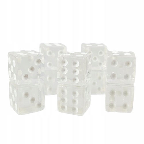 ZESTAW 2 KOSTEK K6 RPG PELERYNA NIEWIDKA KOŚĆ Liczba ścian 6