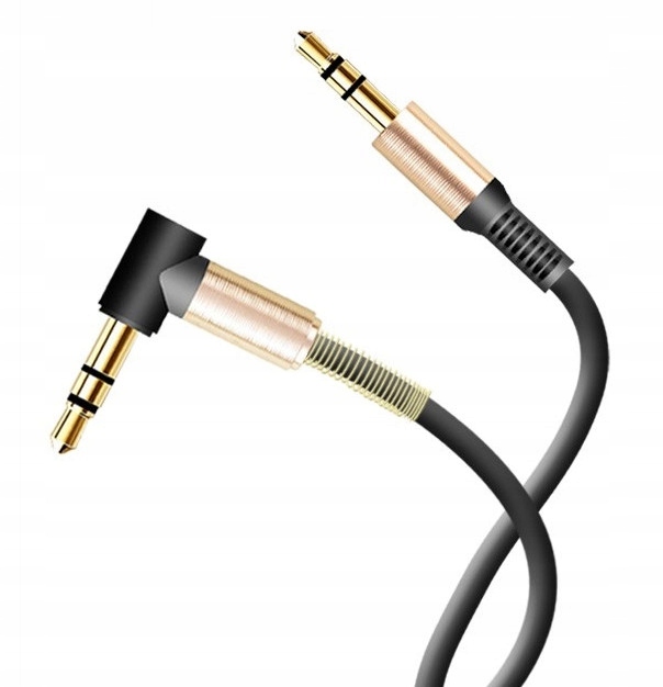 

Kabel audio Jack 3,5 mm kątowy 95 cm
