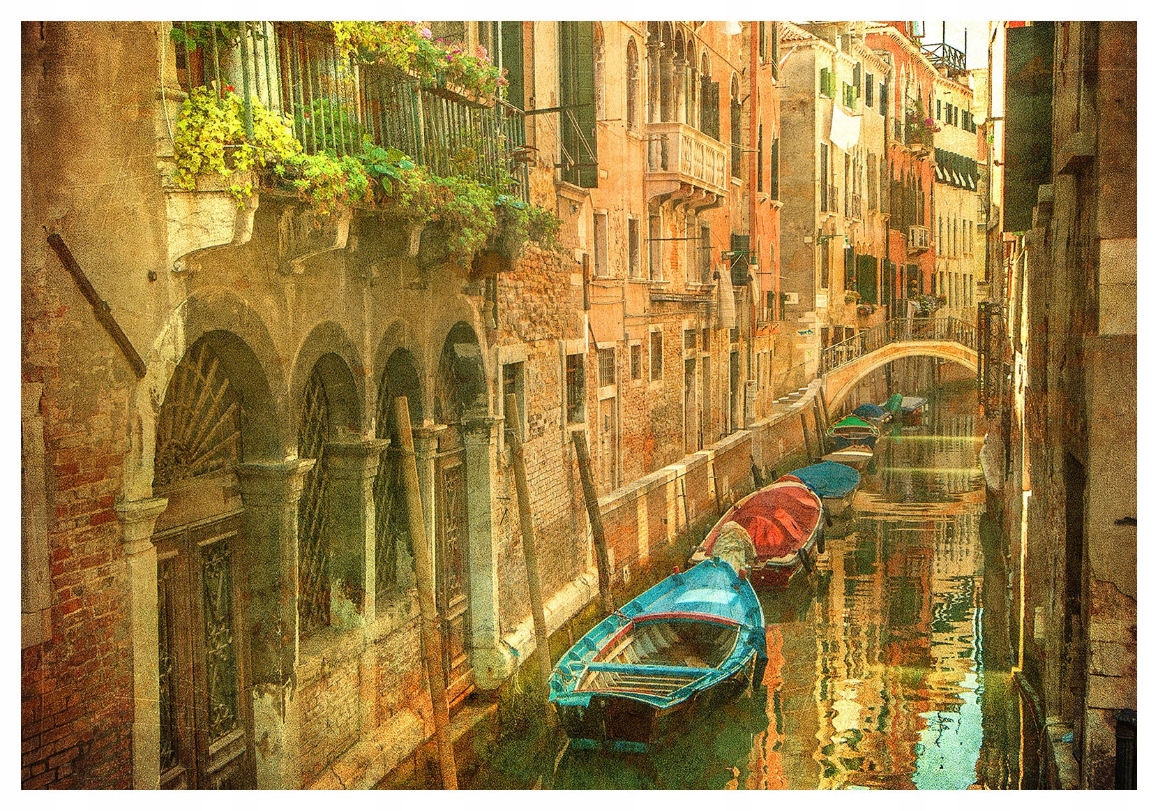 Tapeta Benátky Kanál Gondole Architektúra Staré mesto 416x254 vinyl lepidlo