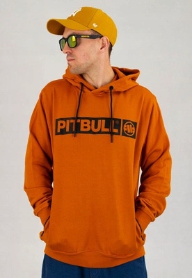 Mikina Pit Bull S Kapucí Terry Group Hilltop medová