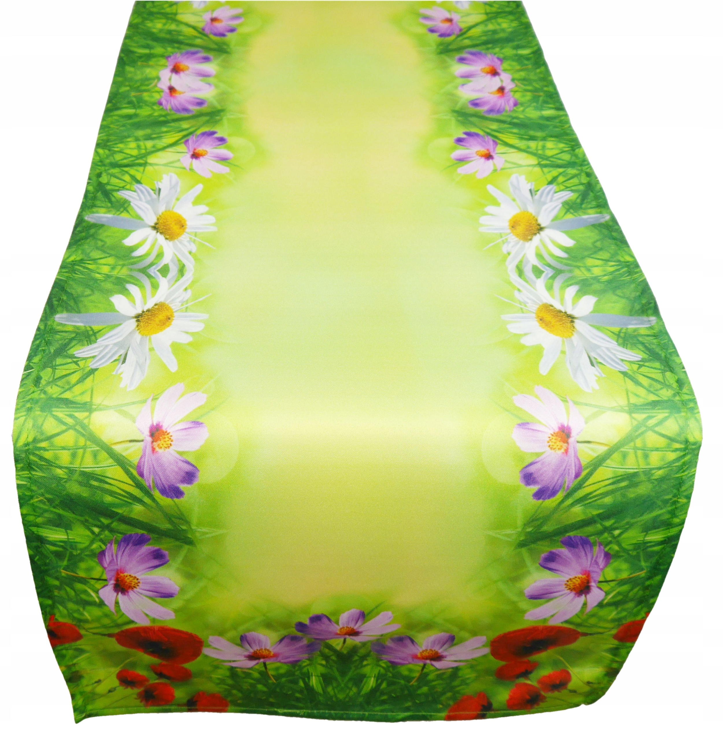 

Obrus wiosenny 40x140 Kwiaty maki lato 3D