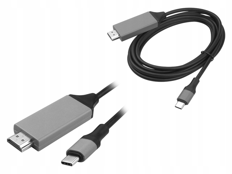Kabel HDMI MHL CB-5154K na USB-C czerwony 2 m