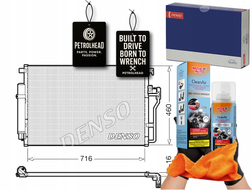 конденсатор кондиционера MERCEDES SPRINTER 3.5-T B906 s # pro+ Kit9
