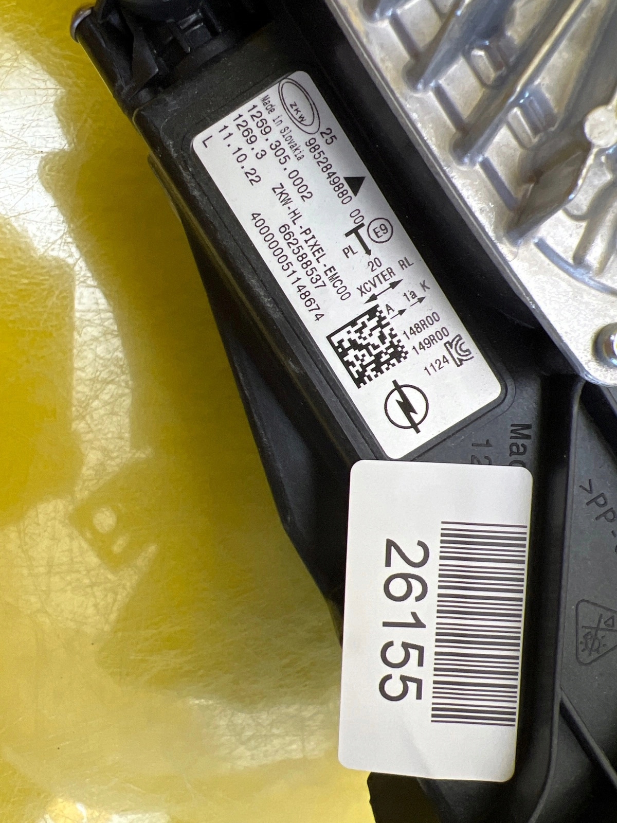 light left Opel Astra 6 VI L 21- Full Led 9852849880