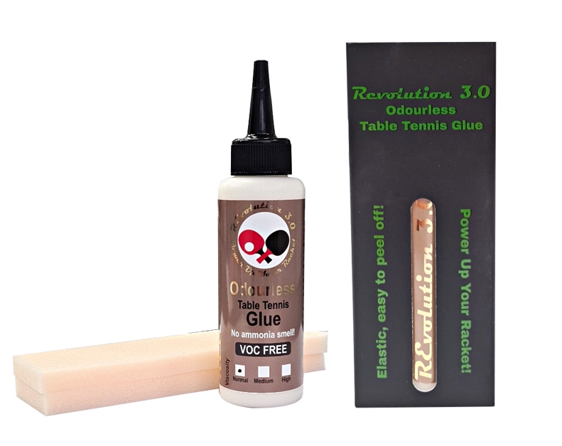 Klej Do Tenisa Stołowego Wodny Do Okładziny Rakietki 100 ML Gąbki