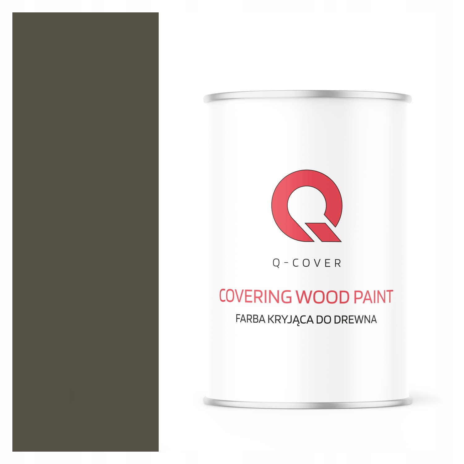 Farba Do Drewna Kryjąca Drzwi Renowacji Ral 7013 Szary Brązowy Satyna 1L