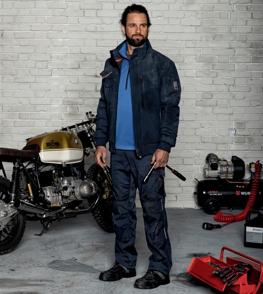 SPODNIE ROBOCZE WURTH STRETCH X BLUE 64 Rodzaj spodni do pasa