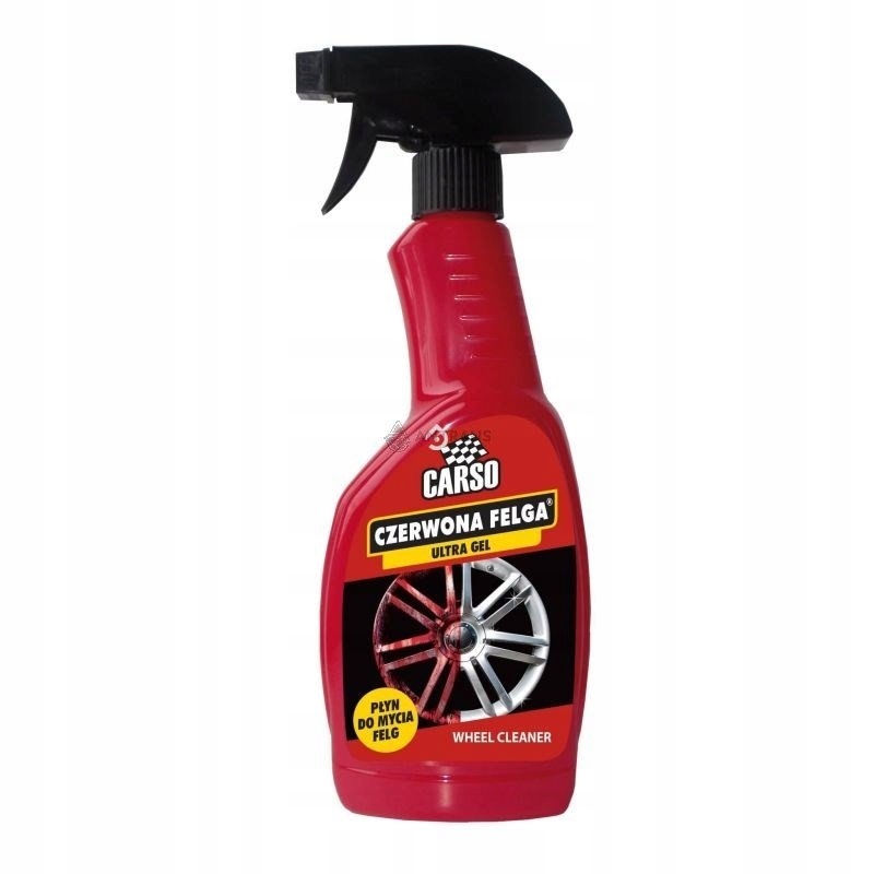Carso CZERWONA FELGA krwawiąca, płyn do mycia felg