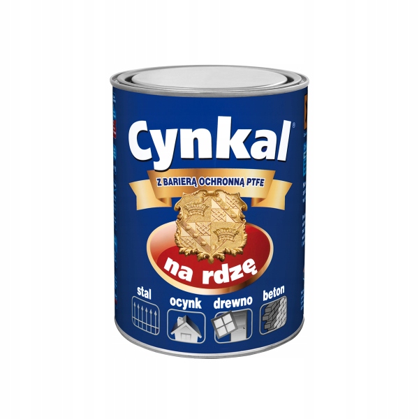 Farba na rdzę Cynkal 2,5l Ral 9006 aluminium