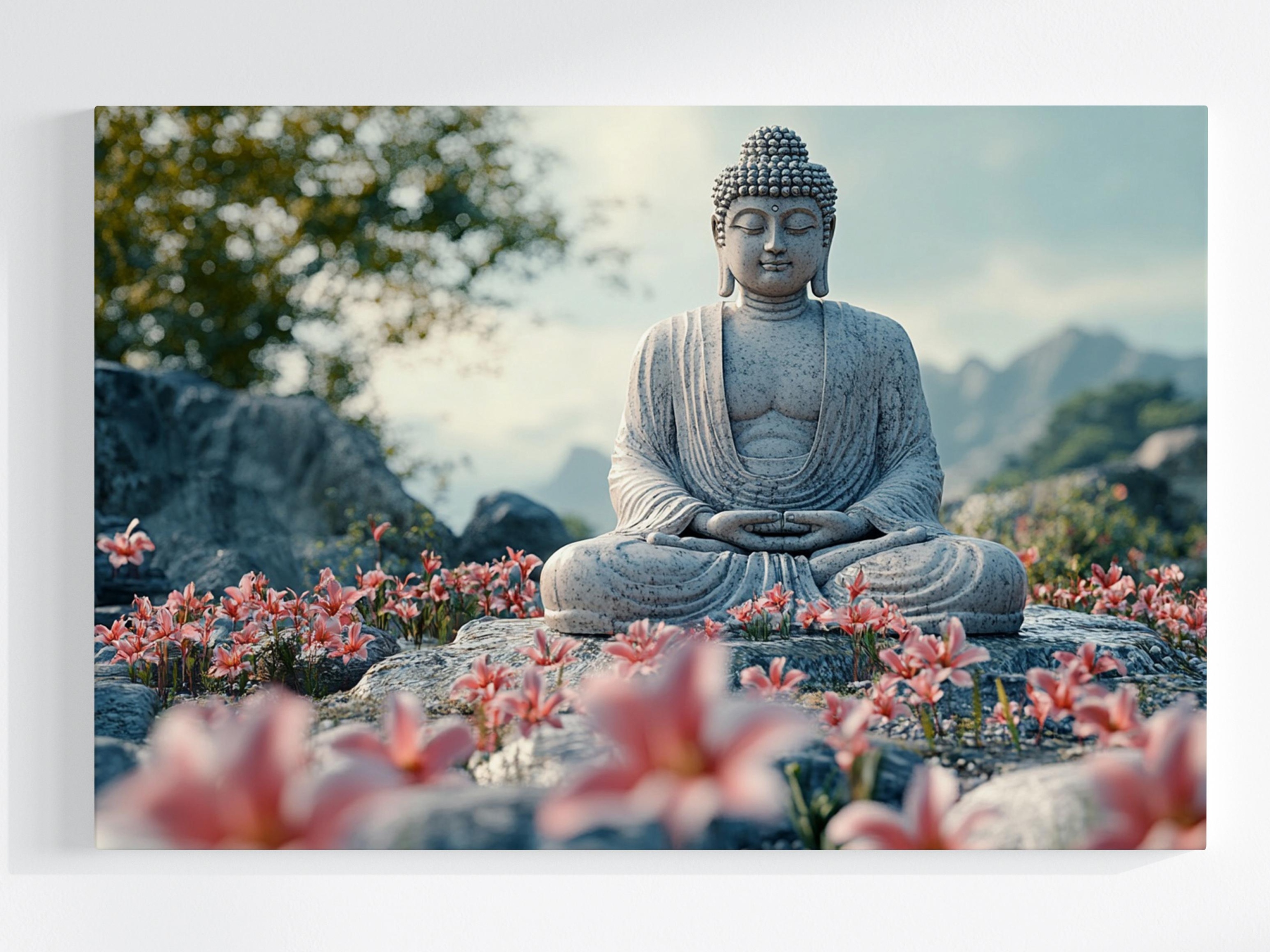 Obraz Na Plátně Canvas Náboženství Socha Buddha Meditace Zen 120x80