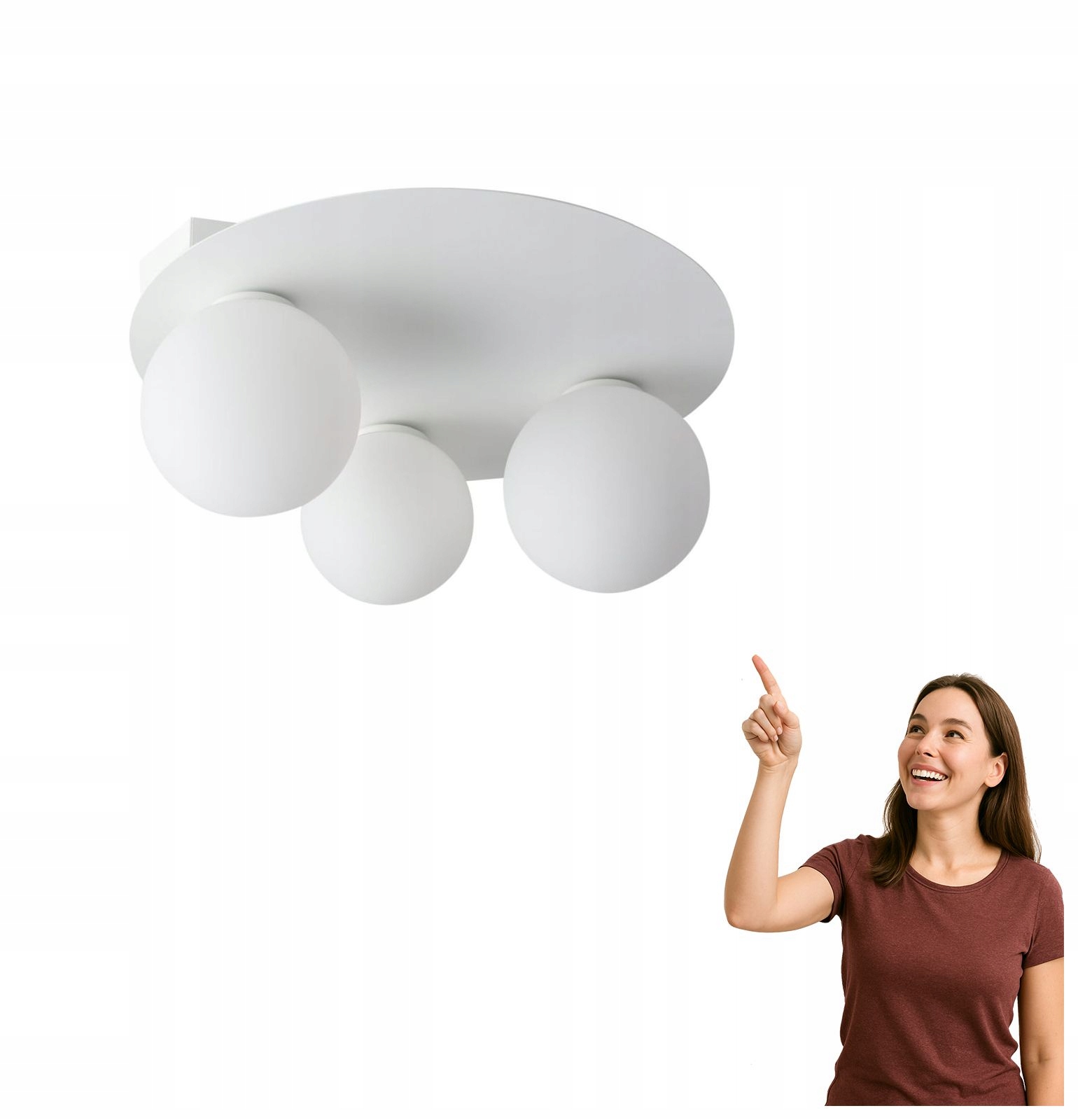 Stropná lampa Argon 3 33269 Sigma Lighting